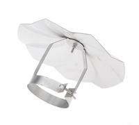 Besttoolifes Tappo antipioggia per canna fumaria da 10 cm di diametro, copertura per la ventilazione della stufa a pioggia, neve, detriti e animali, compatibile con prese d'aria sul tetto e Chi