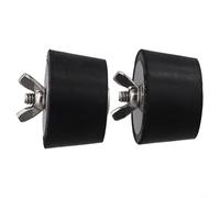 Besttoolifes Tappo in gomma per piscina da 45 mm, per l'inverno, garantisce la protezione del tubo e per un facile blocco dello schiumatore/ritorno, nero