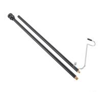 Besttoolifes Tavolo da campeggio in lega di alluminio da campeggio con supporto per lampada staccabile per tavolo da campeggio leggero cucina all'aperto Plus per supporto (supporto per lampada)