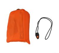 Besttoolifes Tenda di sopravvivenza, impermeabile, per esterni, bivacco, da portare con sé, sostanza per il campeggio, colore arancione, resistente agli strappi, 245 x 157 cm, facile prima e più