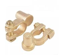 Besttoolifes Terminali batteria in ottone per auto, camion, barca - Morsetti positivi e negativi Connettore batteria 12V, terminale di alimentazione del veicolo, connettore elettrico automatico