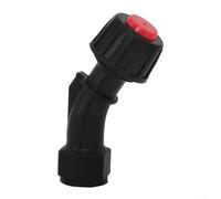 Besttoolifes Ugello spruzzatore a pressione - Ugello a foro singolo per giardino e prato, punta ergonomica in plastica nera, compatibile con sistemi di irrigazione a goccia