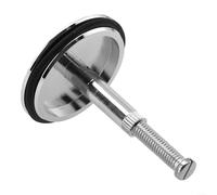 Besttoolifes Valvola di scarico per vasca da bagno in ottone, tappo con finitura cromata, diametro 43 mm, si adatta alla maggior parte dei lavelli e delle vasche, funzionamento facile da togliere, uso