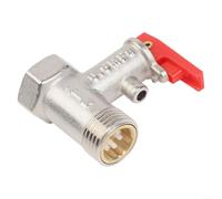 Besttoolifes Valvola limitatrice di pressione della caldaia con il corpo d'ottone ed i fili a 12 pollici per gestire la sovrapressione e mantenere la sicurezza del sistema