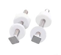 Besttoolifes Viti di fissaggio per coperchio WC in acciaio inox con testa quadrata per un'installazione sicura, compatibili con i modelli K-3566T-U, confezione da 2