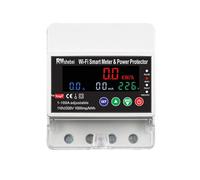 Besttoolifes WiFi Smart Circuit Breaker, 100A Remote Control Energy Monitor, Display LCD Monofase 4P, Per Quadri Elettrici, Interruttore Per TUYA