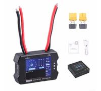 Besttoolifes WM150 Analizzatore 1-50V 150A Watt Meter Con Display LCD Per RC Modello Aircraft -Servo ESC Batteria Tensione Corrente Tester Segnale (B)