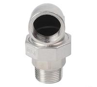 Besttoolifes YAFEX 1 Pollice 304 Acciaio Inox 90 Gradi Raccordo Gomito Filettatura Femminile, Per Acqua Olio Gas Pipeline Collegamento