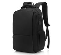 Besttravel Zaino Porta PC,Zaino PC Portatili con Anello antifurto, per Computer da 15.6 Pollici Notebook, Impermeabile da Uomo per Scuola,Lavoro o Viaggio-Nero