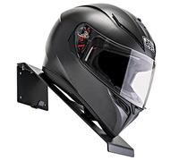 BESTUNT Gancio per casco Fissaggio per ripiano portapacchi ripiano porta moto | Mount on Wall | Nero