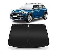 BESTVIEW Parasole per parabrezza auto compatibile con Mini Countryman Cooper F60 SUV 2017-2024 2025, parasole riflettente pieghevole per protezione UV e riduzione del calore