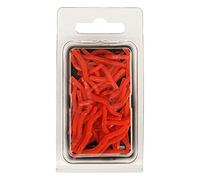 Bestvisse 20/50Pcs Esche da Pesca Morbide Realistiche per Basso Esca Morbide Nuoto Lombrichi Esche Finte Vermi Artificiali