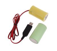 Bestvisse LR20 D Eliminatori di Batteria Cavo Alimentato USB Sostituire 2Pcs 1.5V D Size Batteria per Controller Giocattolo Torcia
