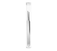Bestvisse Pinzette a punta dritta in acciaio inox pinzette di precisione con manico comodo pinze per cucinare riparazione