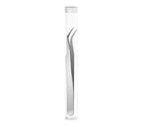 Bestvisse Pinzette a punta dritta in acciaio inox pinzette di precisione con manico comodo pinze per cucinare riparazione