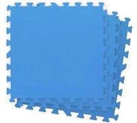BESTW.AY 58220 TAPPETO DI SOTTOFONDO COMPONIBILE PER PISCINE CM.50X50 BLU PZ 9