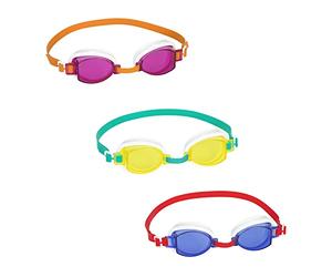 Bestway 21048 Occhialini da Nuoto per Bambini Ocean Wave, 7-14 Anni