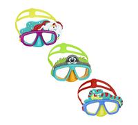 Bestway 22064-5 Maschera subacquea AquaPals per bambini con animaletti, 3+ anni