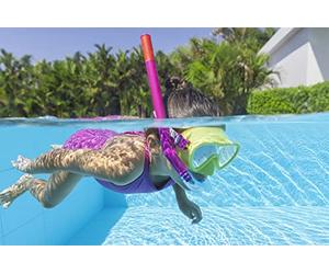 Bestway 24036-5 Maschera da snorkeling con boccaglio per bambini Glider, 3+ anni