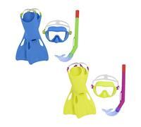 Bestway 25039-5 Set da snorkeling per bambini Flapper, 3-6 anni