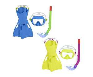 Bestway 25039-5 Set da snorkeling per bambini Flapper, 3-6 anni