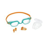 Bestway 26034-5 Set occhialini da nuoto con tappi e clip nasale, 7+ anni