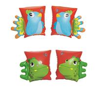 Bestway 32115 - Braccioli Dinosauro/Pappagallo, 23 x 15 cm, Modelli Assortiti, Rosso