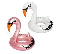 Bestway 36124 galleggiante da piscina e da spiaggia Rosa, Bianco Vinile Salvagente