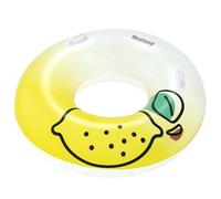 BESTWAY - Ciambella Limone - Fresh Squeezed - 36448 - Giallo - Vinile - 99 cm - 100 Kg Max - Bambino - Adulto - Gioco all'Aperto - Piscina - Mare - Spiaggia - Gonfiabile - A Partire da 12 anni