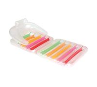 Poltrona materassino pieghevole high fashion folding lounge, cm. 201x89, con schienale