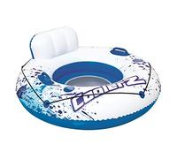 Bestway 43108 - Ciambella Poltrona Coolerz Luxury, 119 cm, Blu/Bianco