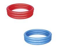 GLOBO Piscina Tonda Con 3 Anelli 102 x 25 cm - Colori assortiti