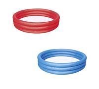 Piscina tinta unita a 3 anelli cm. 152x30, 2 colori assortiti, effetto ghiaccio