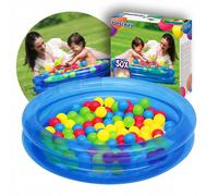 Bestway 51085 PISCINA GONFIABILE PER BAMBINI CON PALLINE SET DA GIOCO cm 91x20