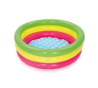 Bestway 51128 Piscinetta Summer per bambini a 3 anelli, 2 anni+