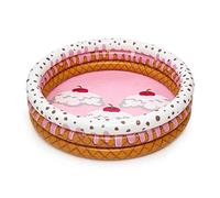 Piscina Rotonda Gonfiabile Fuoriterra 160x38cm Bambini Giardino 3 Anelli Bestway