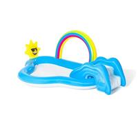 Piscina gonfiabile per bambini Bestway Rainbow con scivolo 257x145x91 cm - multicolore multimateriale 6942138968873
