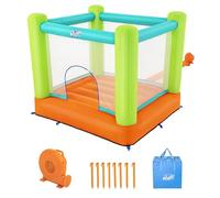 Bestway Bouncer salta e vola - mis. 194x175x170 cm - portata max 113 kg (3 bambini) - il kit include: 1 gonfiatore, 8 picchetti perl 'ancoraggio al terreno, kit di riparazione, sacca per il trasporto