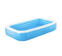 Bestway 54009 Piscinetta per bambini, rettangolare, 305x183x56 cm, Blu
