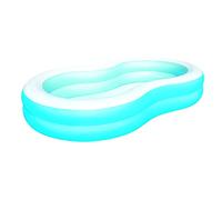 Bestway Piscina gonfiabile fuoriterra giardino bambini family 262x157x46 cm
