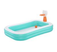 Bestway Dunk n' Splash - Piscina Gonfiabile con Canestro 251 x 168 x 102 cm - 1 pz.