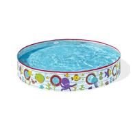 Bestway 5ft Giardino Nuoto Piscina per Bambini Facile Up Sealife Snap Set Tondo