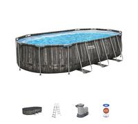 Bestway 5611R-7 Set piscina fuori terra Steel Pro Max da 610x366x122 cm