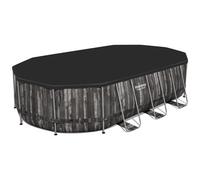 Bestway - 5611R piscina fuori terra Piscina con bordi Piscina ovale 20241 L Legno