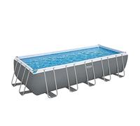 Bestway 5612B-5 Set Piscina Fuori Terra Power Steel Rettangolare da 640x274x132 cm