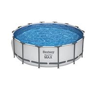 Bestway 5612X Power Steel Pro MAX 427x122cm con Pompa di Filtrazione, Scaletta,