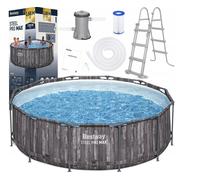 Bestway 5614X piscina fuori terra Piscina con bordi Piscina rotonda 9150 L Legno
