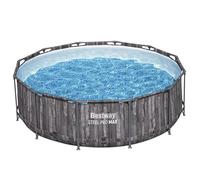 Bestway 5616A-7 Piscina fuori terra base Steel Pro Max rotonda da 366x100 cm