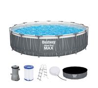 Bestway Piscina Rotonda Steel Pro Max (Ø457x107cm) con Luce LED e Pompa a Filtro Art. 561GD - Bestway Piscina Rotonda Steel Pro Max (Ø457x107cm) con Luce LED e Pompa a Filtro Art. 561GD - Steel Pro Ma