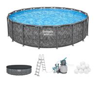 Bestway 561KC Piscina APX 365 5.49m x 1.32m Round Pool Set